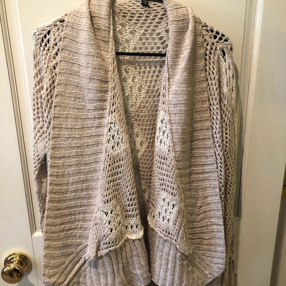 Crocheted cardigan